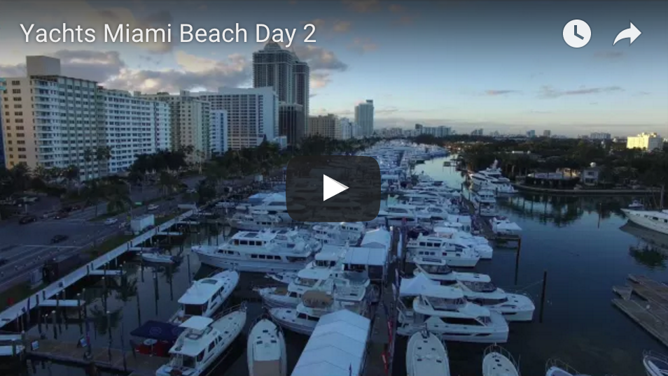 Yachts Miami Beach View from the Air