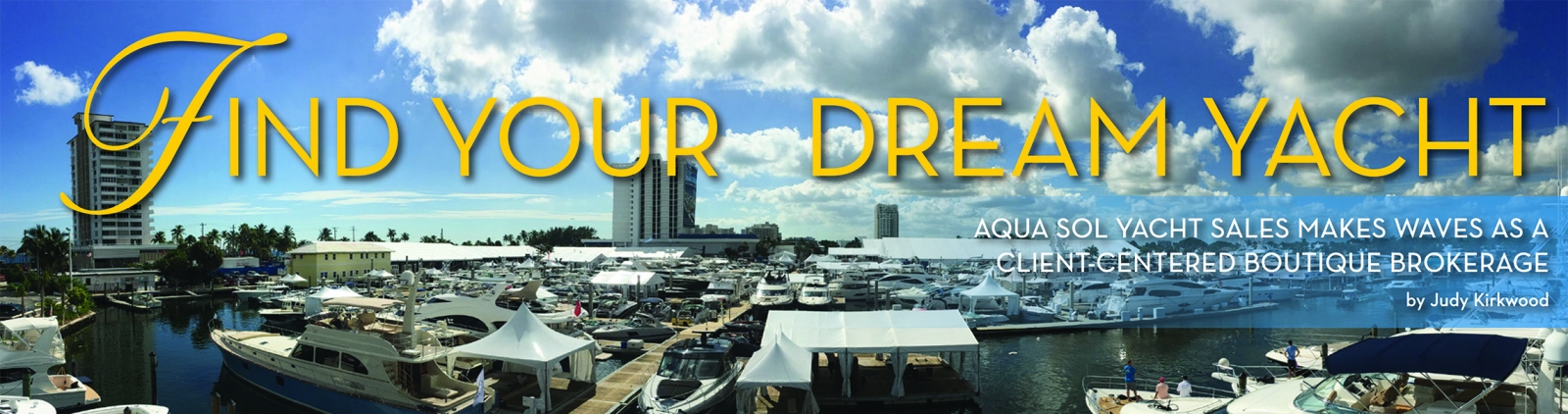 Find your dream yacht - boat show