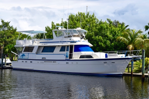 1986 Hatteras 63 Cockpit Motor Yacht