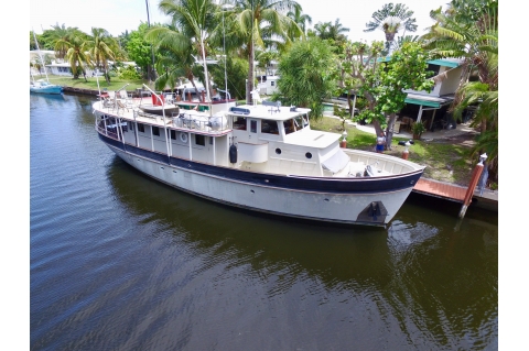 1956 Camden Boat Works 73 Pilothouse Dory